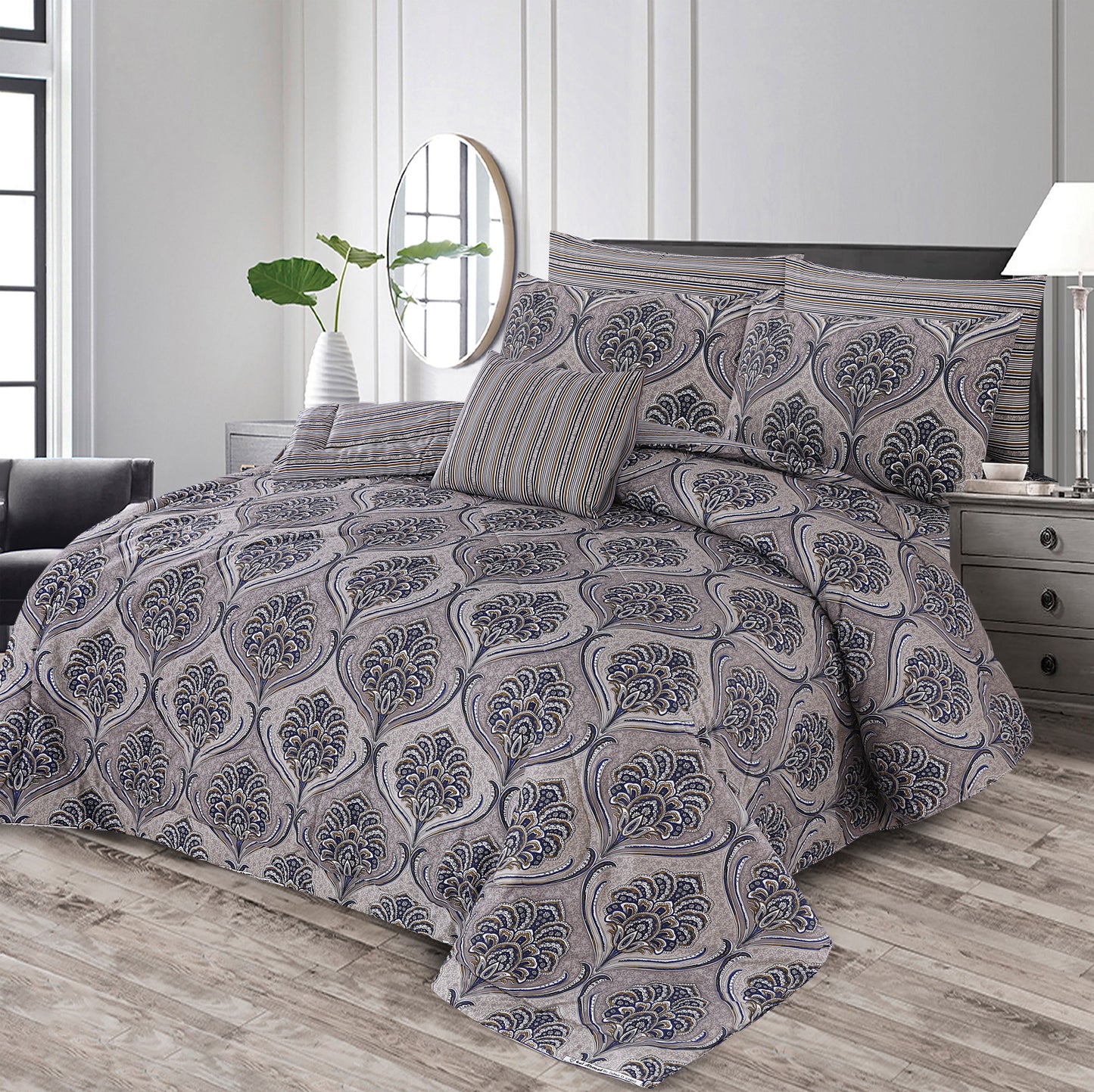 Caramel Comforter Set 7pcs