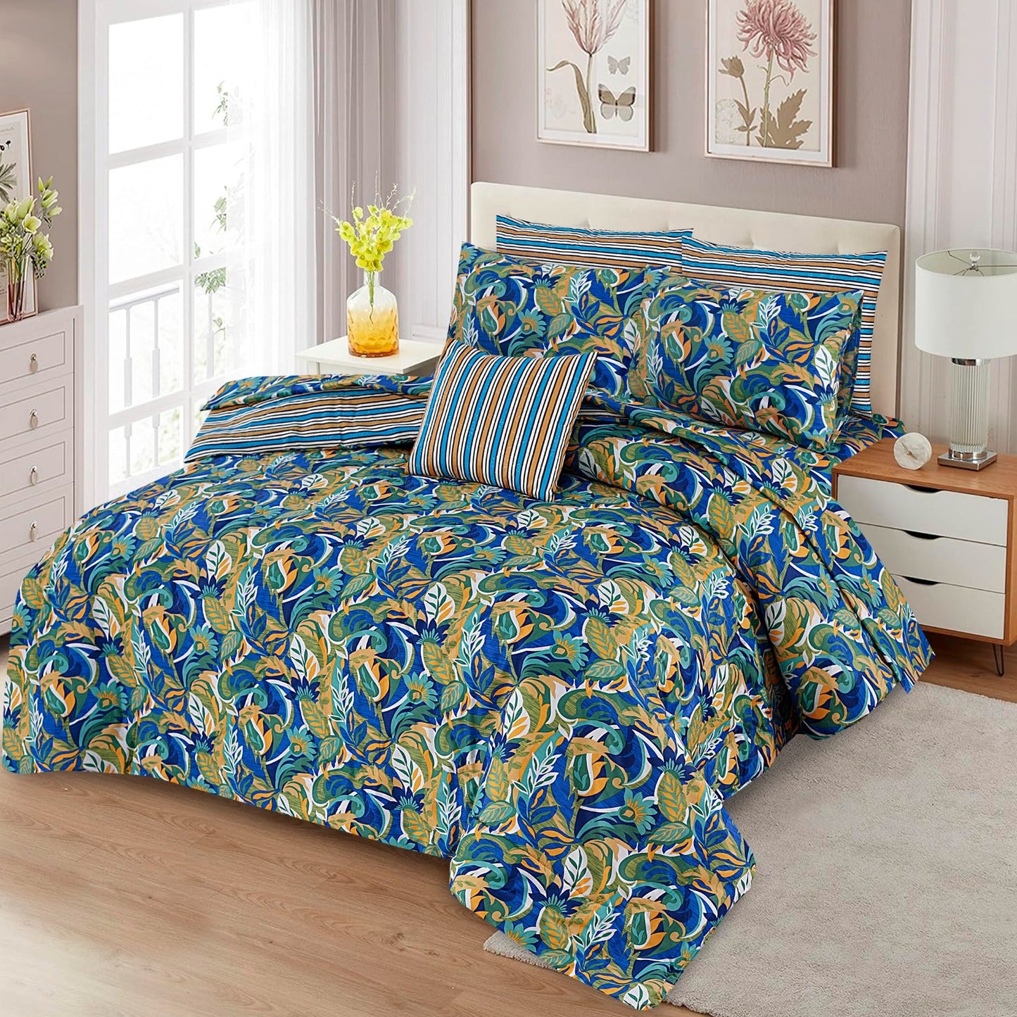 Menery Comforter Set 7pcs