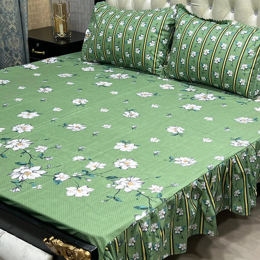 Jenal Frill Bedsheet Set 3pcs